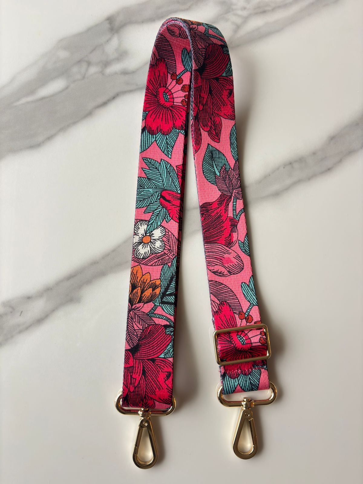 Strap Flores Rojas