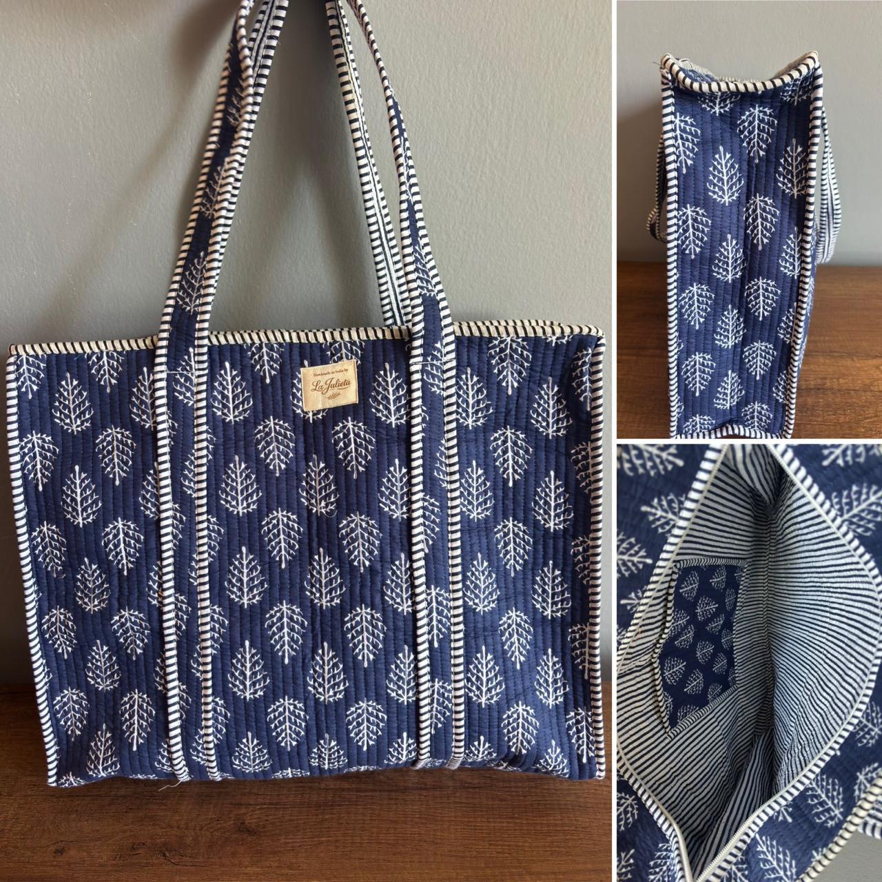 Tote Bag Blue Mon