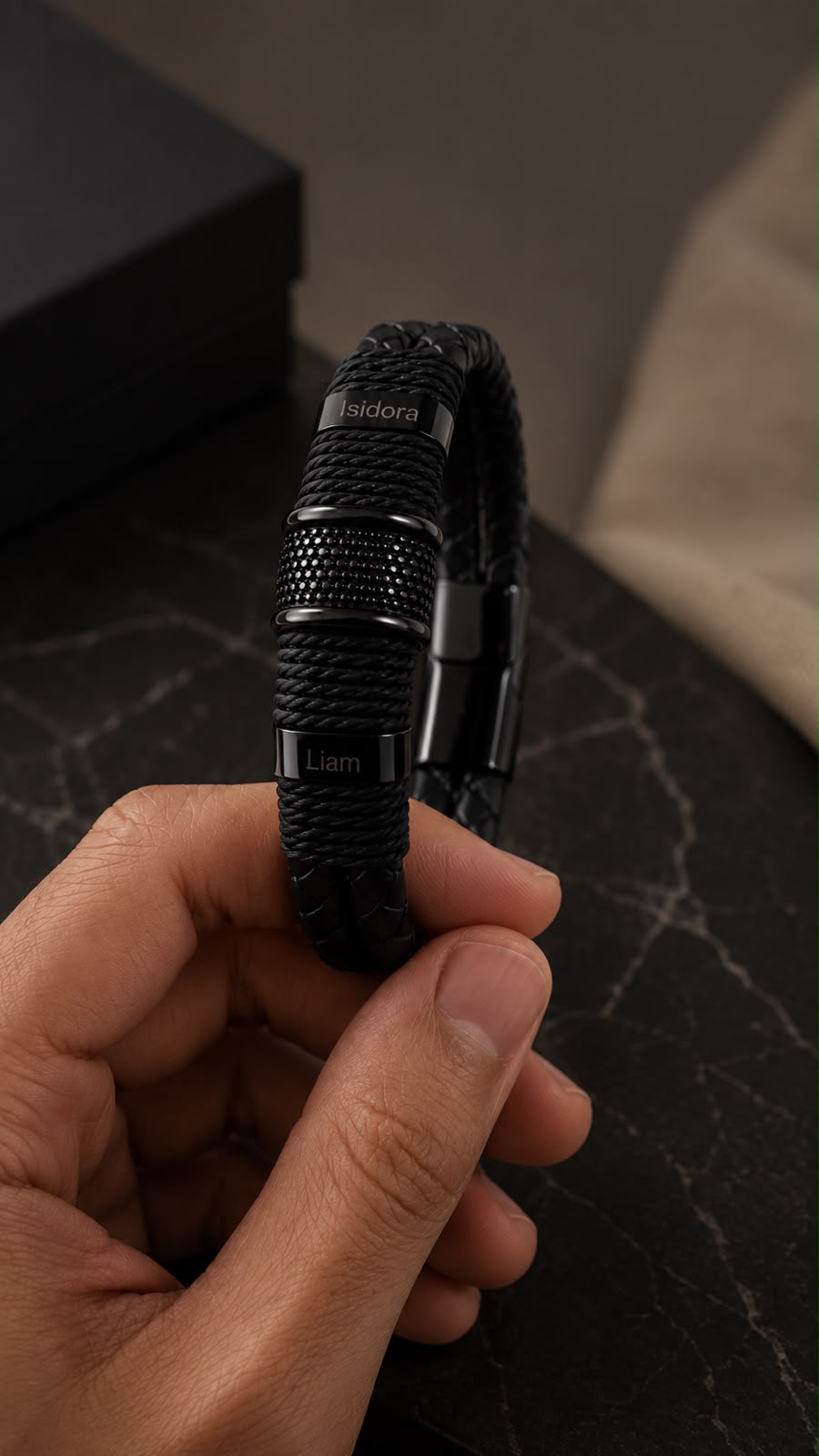 Pulsera Hombre dijes personalizables
